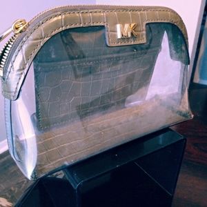 Michael Kors clear hand carry bag